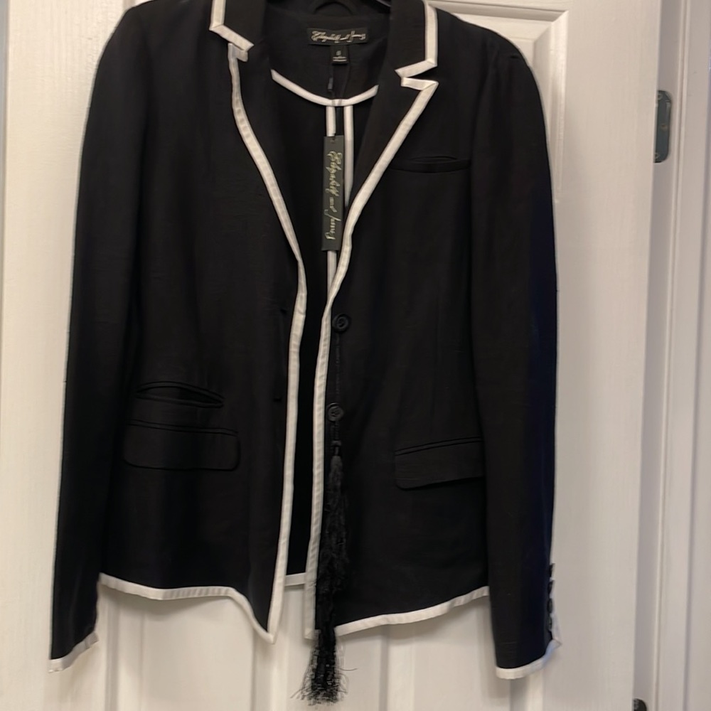 Elizabeth and James linen blazer - Picture 13 of 16